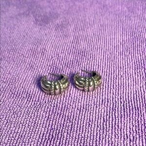 Silver Hoop Earrings